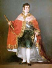 Fernando VII, rey de España tras la guerra.